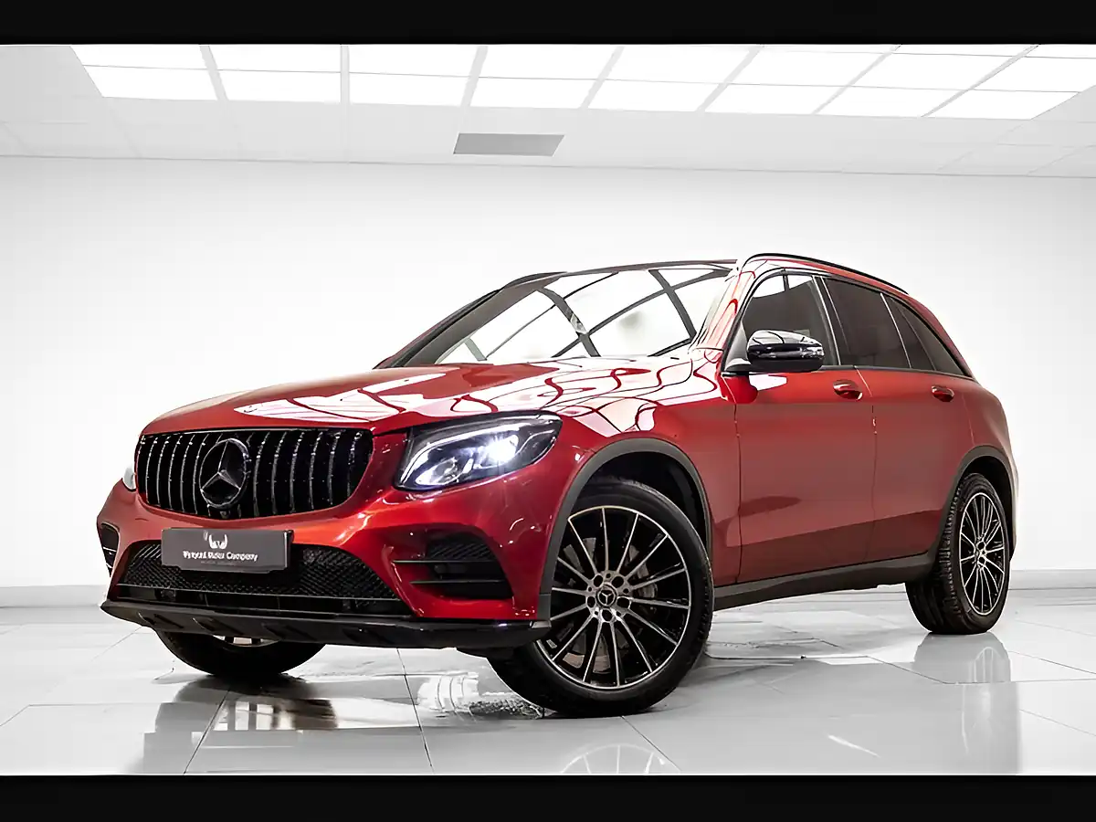 Used 2019 Mercedes-Benz Glc AMG Night Edition (premium Plus) Red - Front View