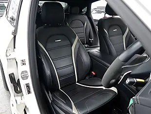 Used 2019 Mercedes-Benz Glc AMG S Coupe White - Interior and Exterior details 10