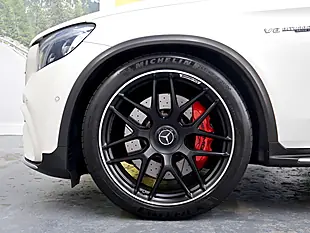 Used 2019 Mercedes-Benz Glc AMG S Coupe White - Interior and Exterior details 16