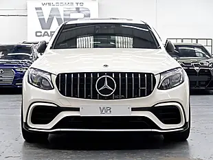 Used 2019 Mercedes-Benz Glc AMG S Coupe White - Interior and Exterior details 2