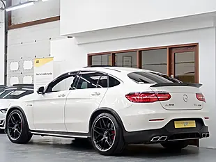 Used 2019 Mercedes-Benz Glc AMG S Coupe White - Interior and Exterior details 3