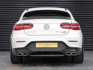 Used 2019 Mercedes-Benz Glc AMG S Coupe White - Interior and Exterior details 5