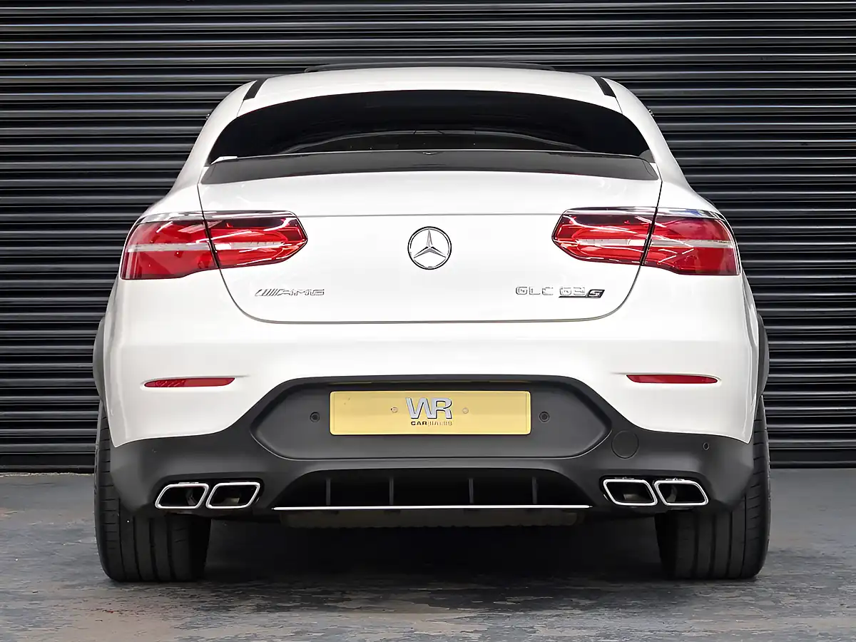 Used 2019 Mercedes-Benz Glc AMG S Coupe White - Interior and Exterior details 5