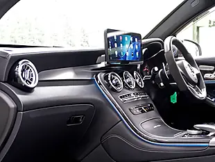Used 2019 Mercedes-Benz Glc AMG S Coupe White - Interior and Exterior details 9
