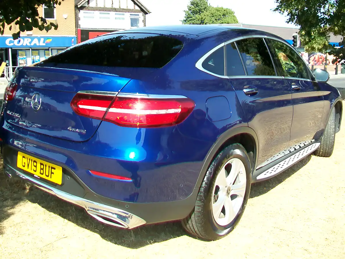 Used 2019 Mercedes-Benz Glc-Class Sport Premium Blue - Interior and Exterior details 2