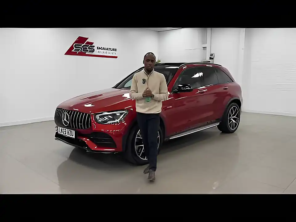 Used 2019 Mercedes-Benz Glc Premium Plus Hyacinth Red - Interior and Exterior details 20