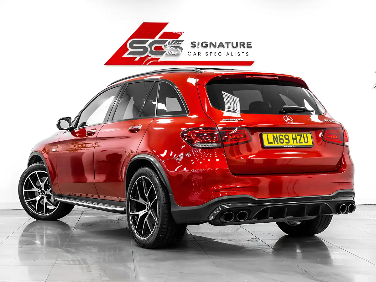 Used 2019 Mercedes-Benz Glc Premium Plus Hyacinth Red - Interior and Exterior details 3