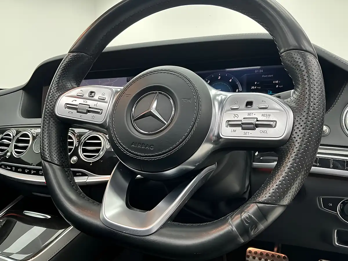 Used 2019 Mercedes-Benz S-Class AMG Line (premium Plus) Black - Interior and Exterior details 11