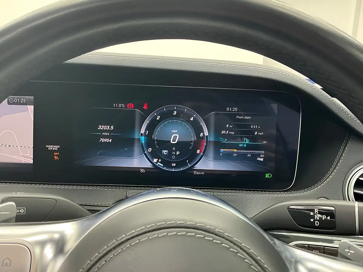Used 2019 Mercedes-Benz S-Class AMG Line (premium Plus) Black - Interior and Exterior details 12