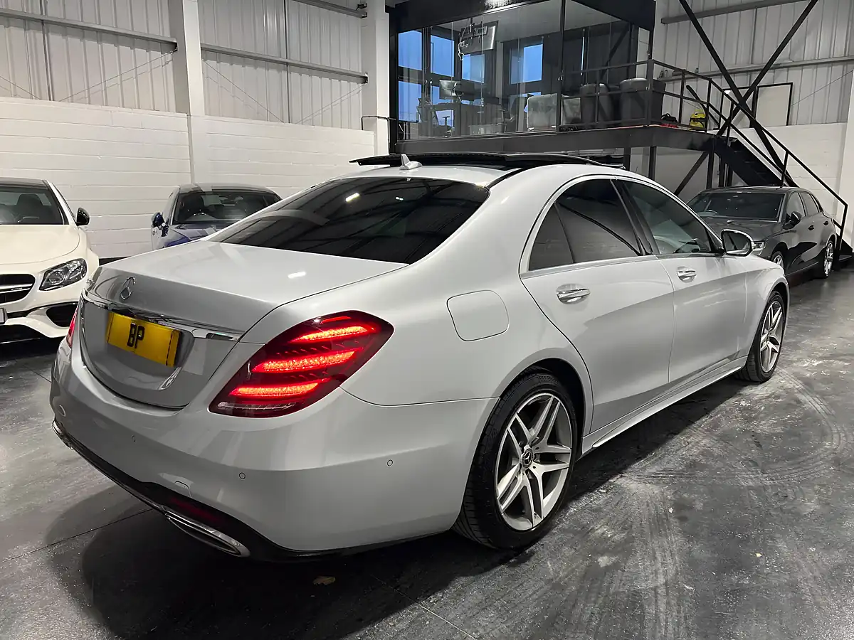 Used 2019 Mercedes-Benz S Class AMG Line (premium) Silver - Interior and Exterior details 12