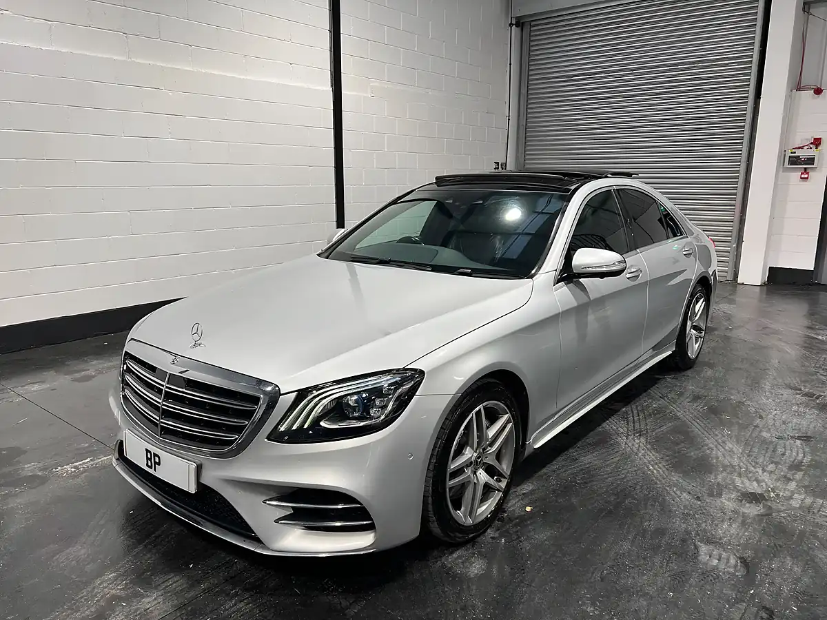 Used 2019 Mercedes-Benz S Class AMG Line (premium) Silver - Interior and Exterior details 4