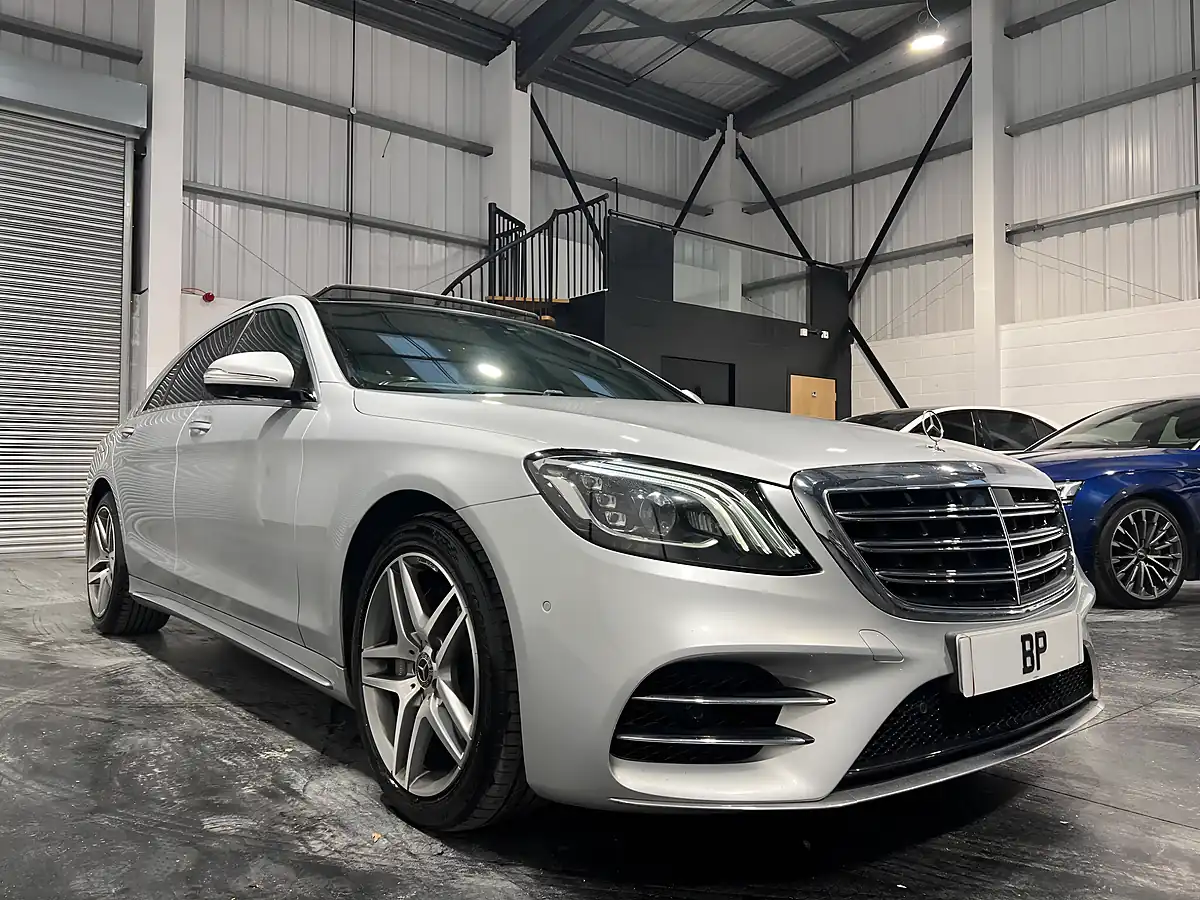 Used 2019 Mercedes-Benz S Class AMG Line (premium) Silver - Interior and Exterior details 5