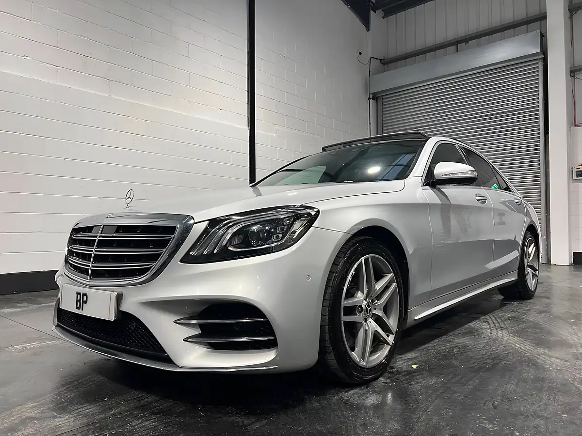 Used 2019 Mercedes-Benz S Class AMG Line (premium) Silver - Interior and Exterior details 7