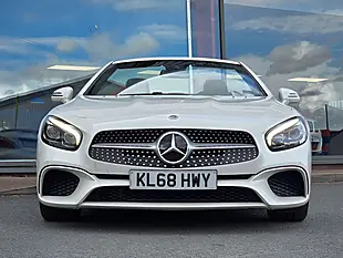 Used 2019 Mercedes-Benz Sl AMG Line (premium) Diamond White Tricoat - Interior and Exterior details 3