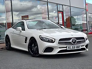 Used 2019 Mercedes-Benz Sl AMG Line (premium) Diamond White Tricoat - Interior and Exterior details 6
