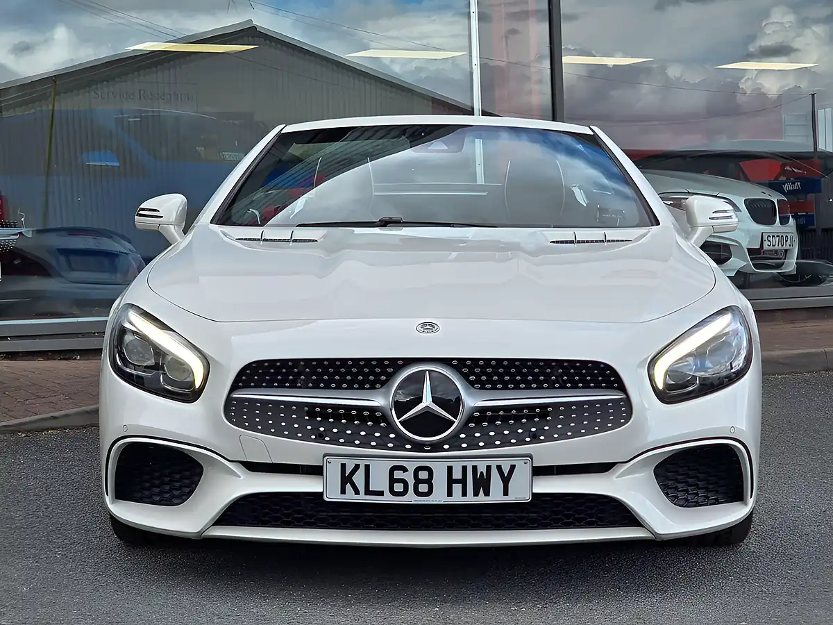 Used 2019 Mercedes-Benz Sl AMG Line (premium) Diamond White Tricoat - Interior and Exterior details 7