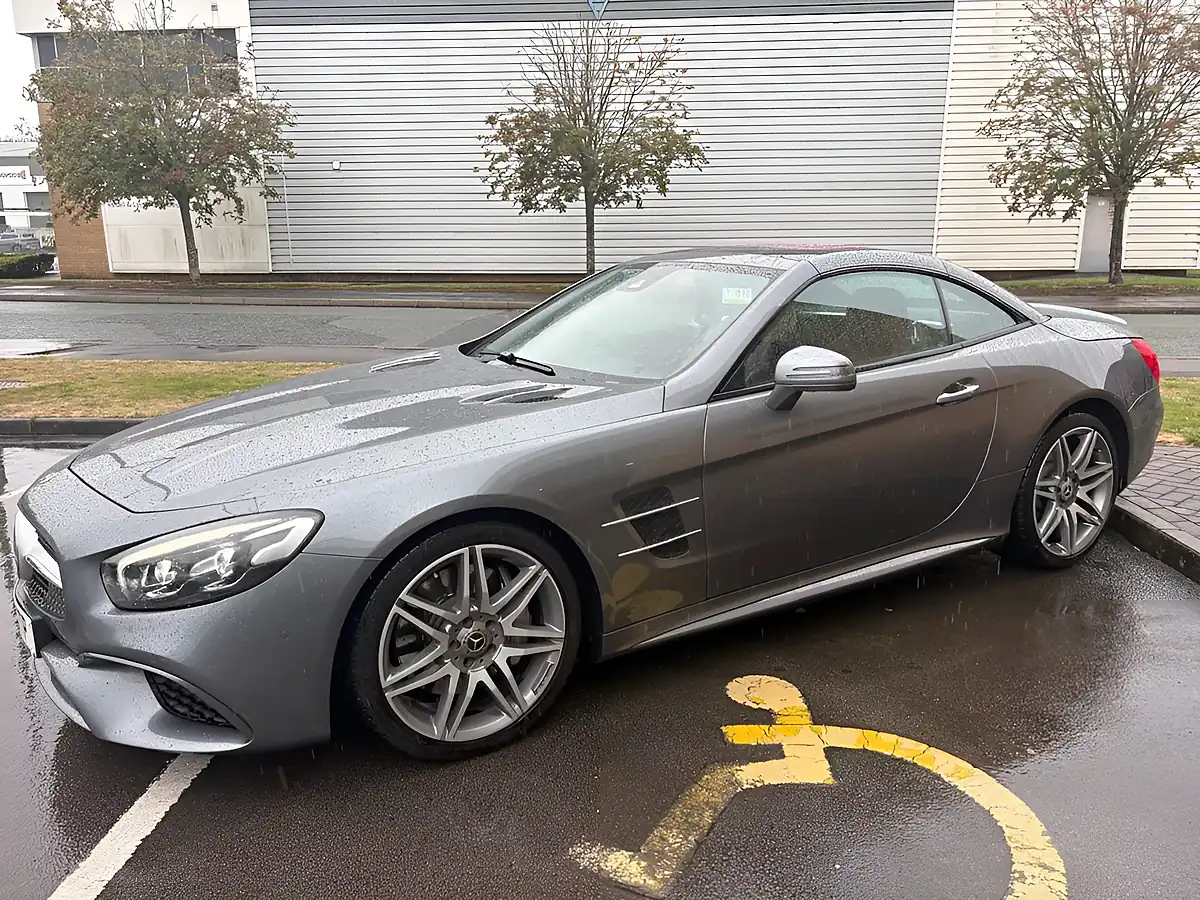 Used 2019 Mercedes-Benz Sl Class AMG Line (premium) Selenite Grey Metallic - Interior and Exterior details 5