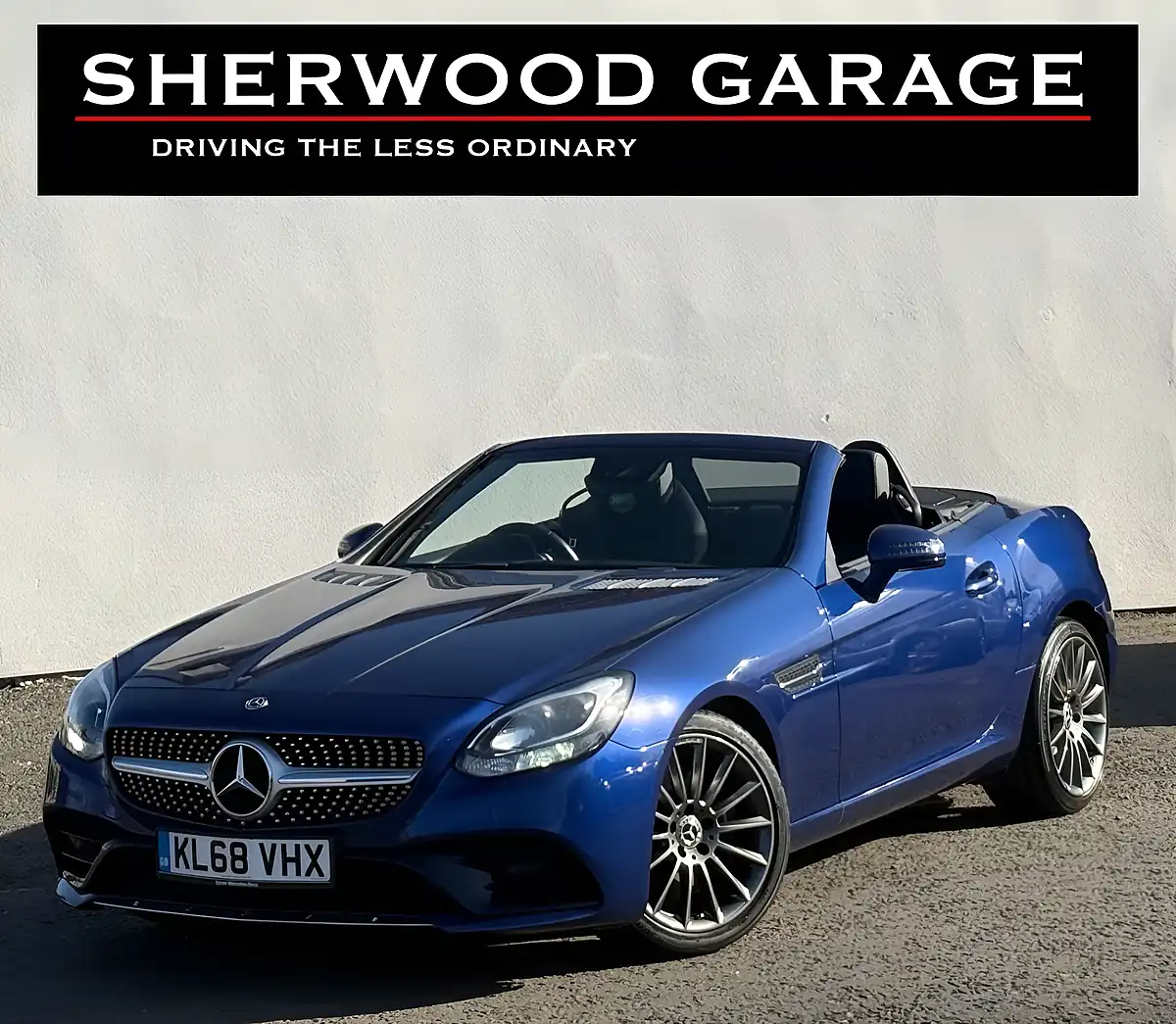 Used 2019 Mercedes-Benz Slc AMG Line Blue - Front View