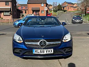 Used 2019 Mercedes-Benz Slc AMG Line Blue - Interior and Exterior details 10