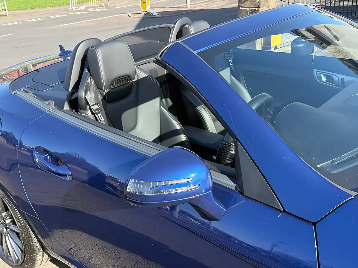 Used 2019 Mercedes-Benz Slc AMG Line Blue - Interior and Exterior details 12