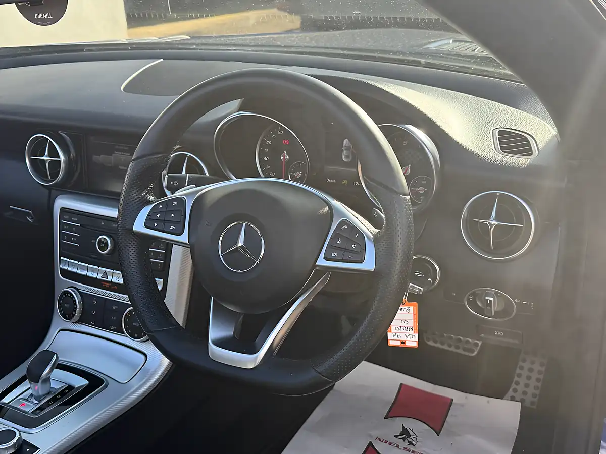 Used 2019 Mercedes-Benz Slc AMG Line Blue - Interior and Exterior details 13