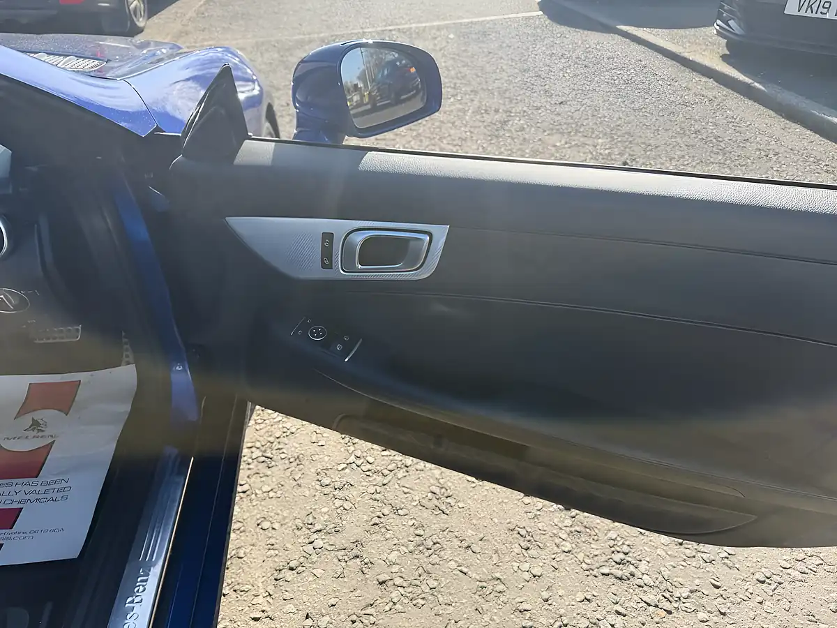 Used 2019 Mercedes-Benz Slc AMG Line Blue - Interior and Exterior details 14
