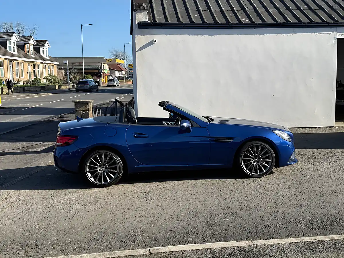 Used 2019 Mercedes-Benz Slc AMG Line Blue - Interior and Exterior details 2