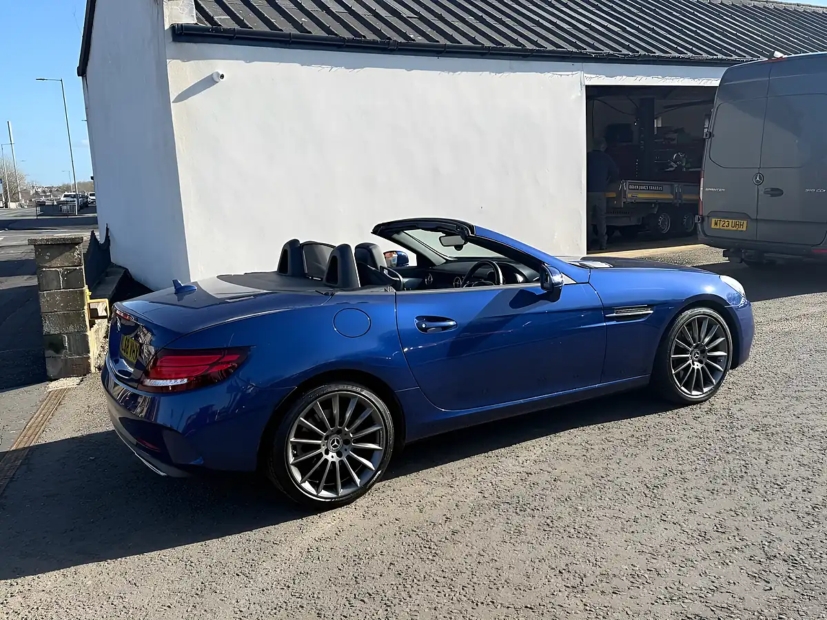 Used 2019 Mercedes-Benz Slc AMG Line Blue - Interior and Exterior details 3