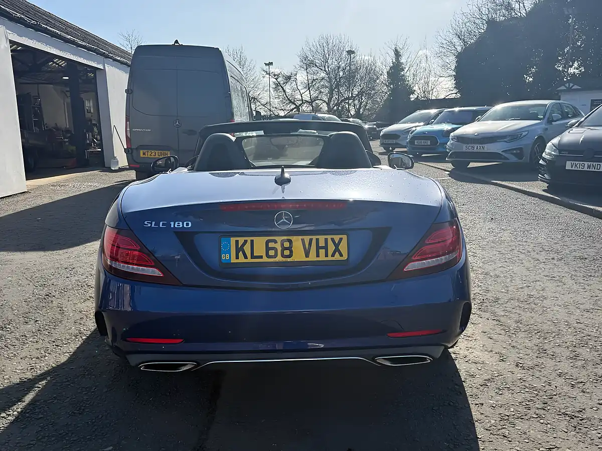 Used 2019 Mercedes-Benz Slc AMG Line Blue - Interior and Exterior details 5