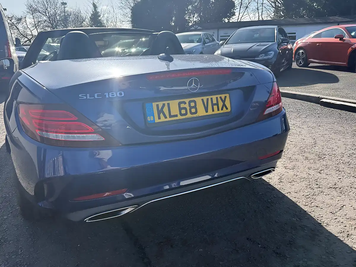 Used 2019 Mercedes-Benz Slc AMG Line Blue - Interior and Exterior details 6