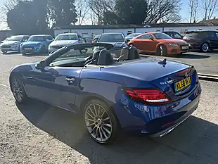 Used 2019 Mercedes-Benz Slc AMG Line Blue - Interior and Exterior details 7