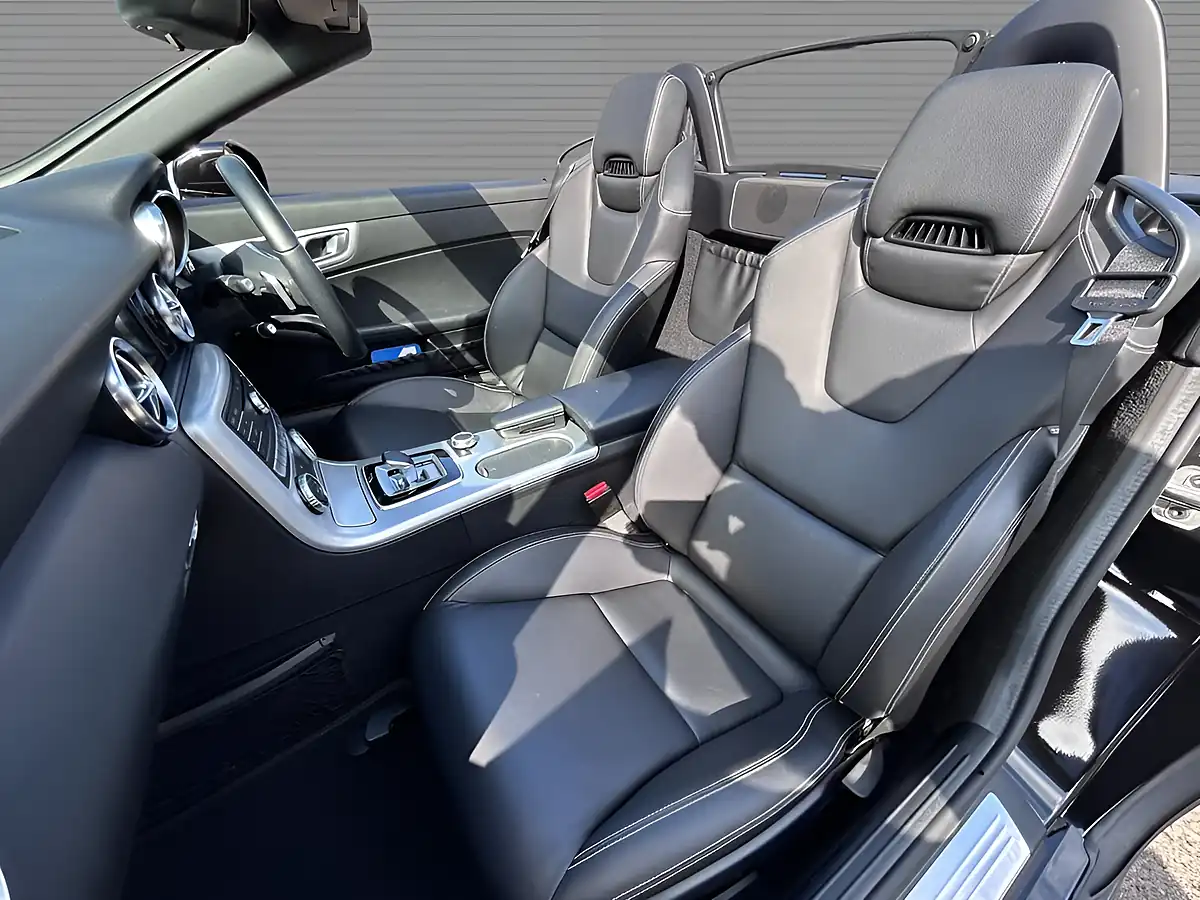 Used 2019 Mercedes-Benz Slc AMG Line Obsidian Black - Interior and Exterior details 11