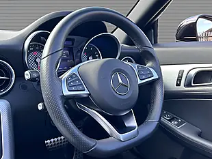 Used 2019 Mercedes-Benz Slc AMG Line Obsidian Black - Interior and Exterior details 12