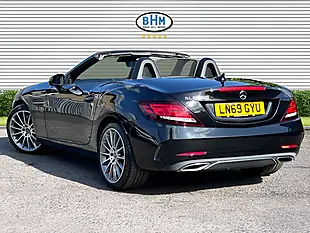 Used 2019 Mercedes-Benz Slc AMG Line Obsidian Black - Interior and Exterior details 14