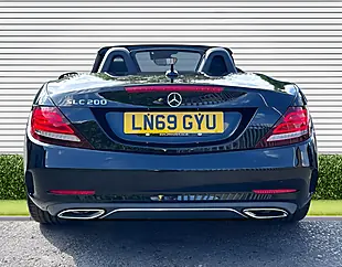 Used 2019 Mercedes-Benz Slc AMG Line Obsidian Black - Interior and Exterior details 15