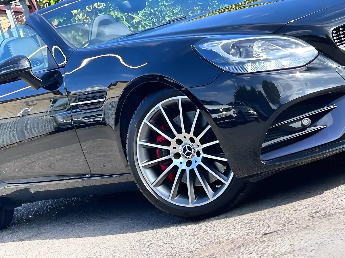 Used 2019 Mercedes-Benz Slc AMG Line Obsidian Black - Interior and Exterior details 17