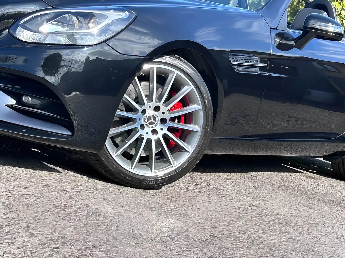 Used 2019 Mercedes-Benz Slc AMG Line Obsidian Black - Interior and Exterior details 18