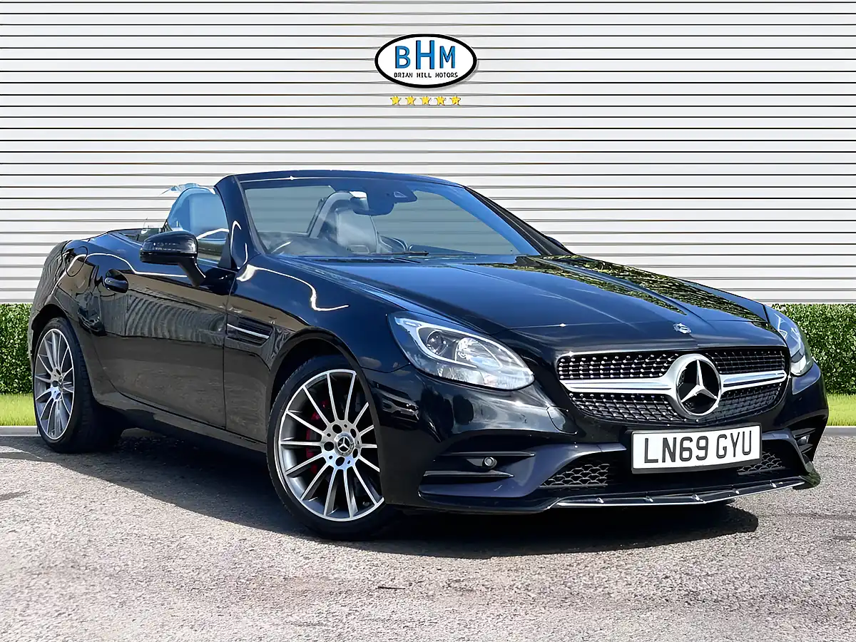 Used 2019 Mercedes-Benz Slc AMG Line Obsidian Black - Interior and Exterior details 20