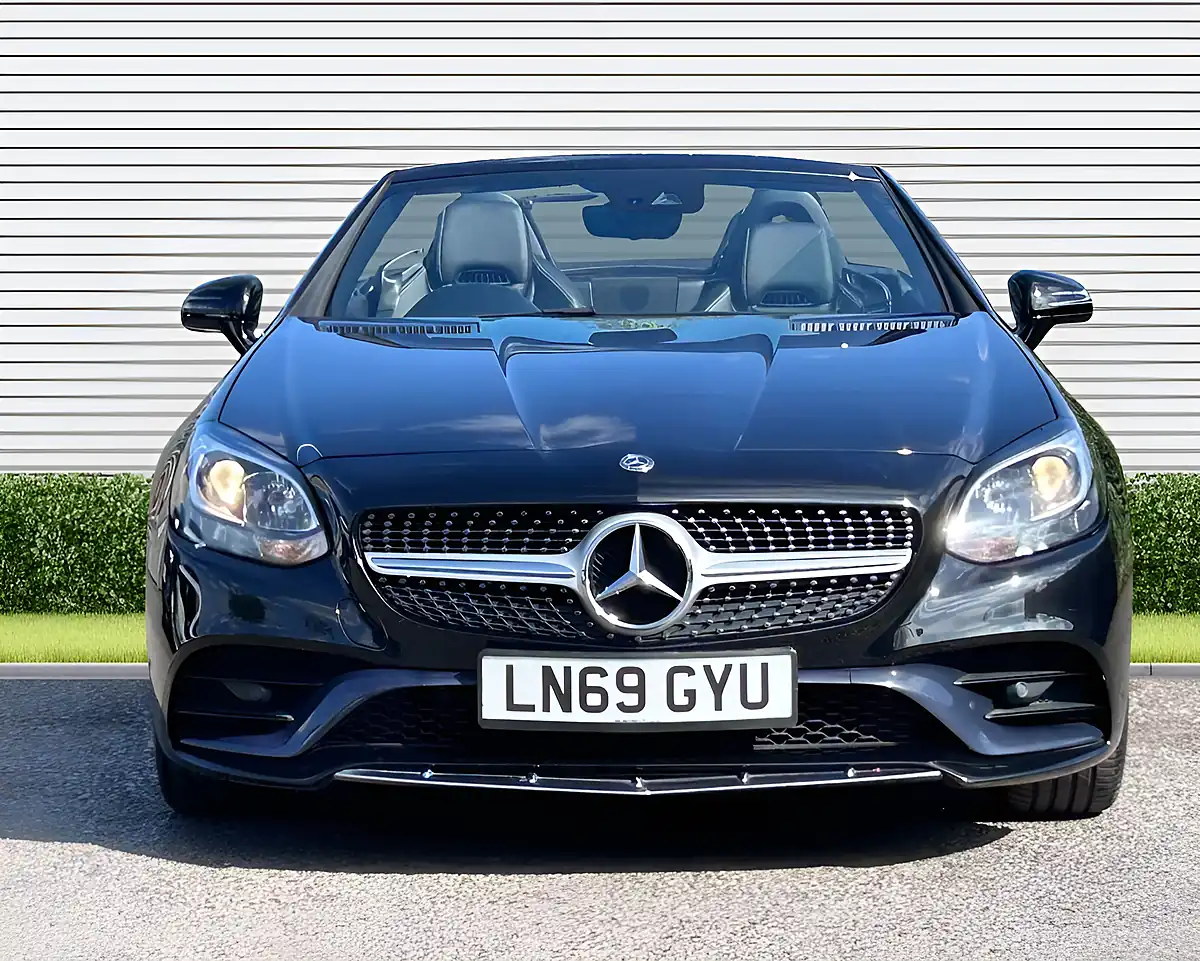 Used 2019 Mercedes-Benz Slc AMG Line Obsidian Black - Interior and Exterior details 3