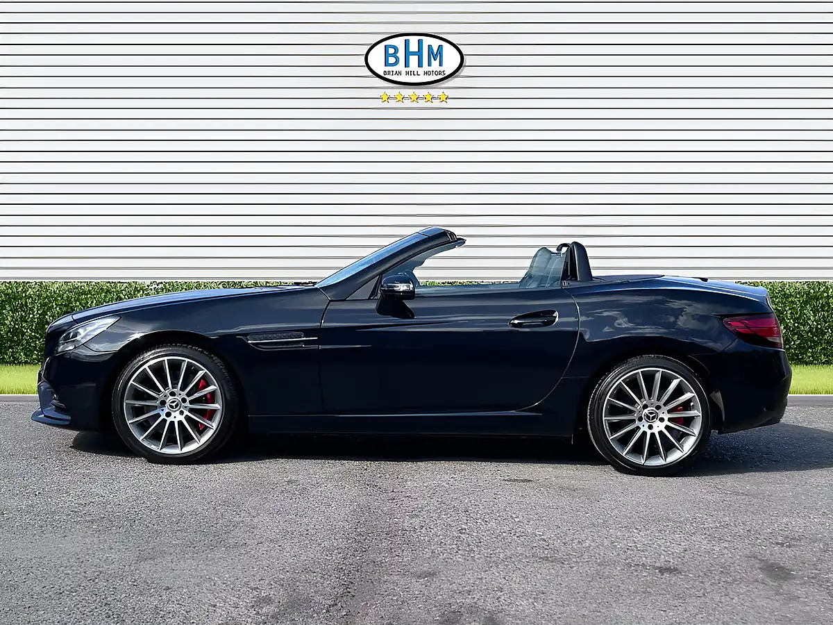 Used 2019 Mercedes-Benz Slc AMG Line Obsidian Black - Interior and Exterior details 9