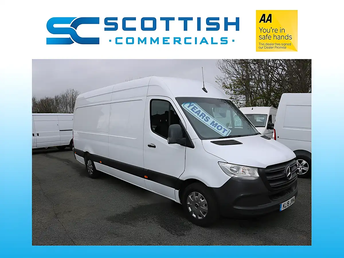 Used 2019 Mercedes-Benz Sprinter 314 Lwb White - Front View