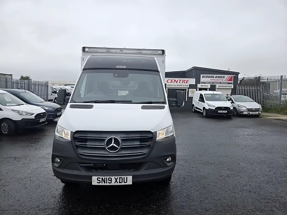 Used 2019 Mercedes-Benz Sprinter Ambulance White - Front View