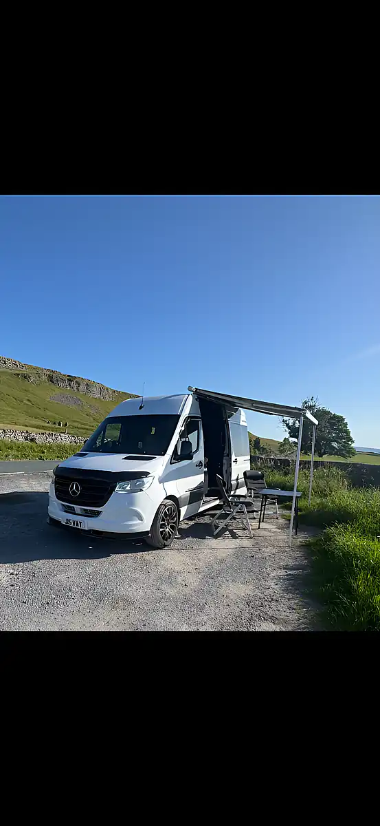 Used 2019 Mercedes-Benz Sprinter Camper Van White - Interior and Exterior details 2
