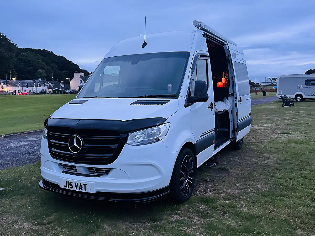 Used 2019 Mercedes-Benz Sprinter Camper Van White - Interior and Exterior details 4