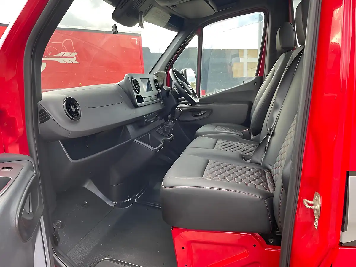 Used 2019 Mercedes-Benz Sprinter Chassis Cab Red - Interior and Exterior details 9