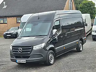 Used 2019 Mercedes-Benz Sprinter L2 H2 Black - Interior and Exterior details 2