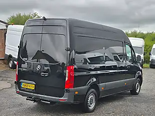 Used 2019 Mercedes-Benz Sprinter L2 H2 Black - Interior and Exterior details 6