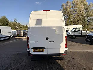 Used 2019 Mercedes-Benz Sprinter L3 H2 Lwb High Roof White - Interior and Exterior details 4