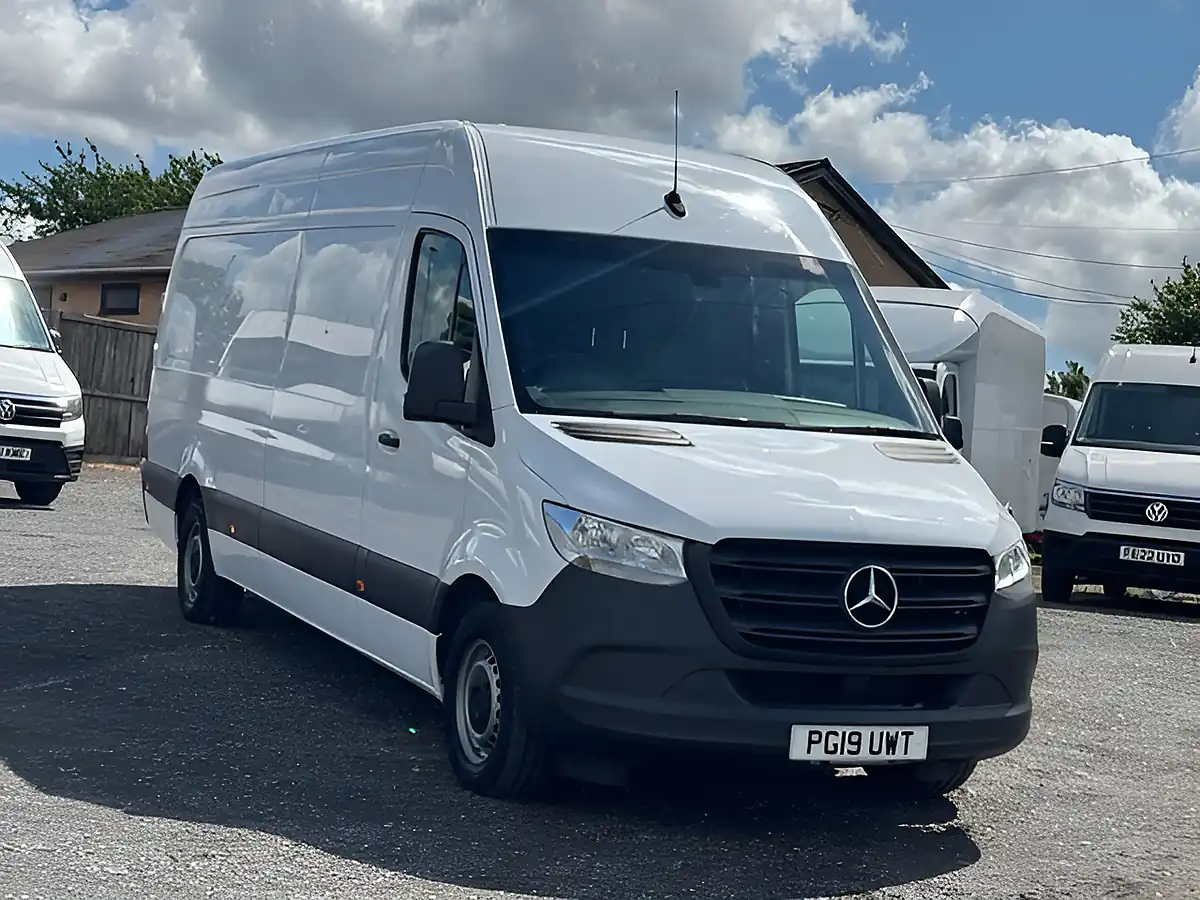 Used 2019 Mercedes-Benz Sprinter L3 H2 Lwb New Shape White - Interior and Exterior details 2
