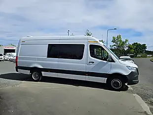 Used 2019 Mercedes-Benz Sprinter Lwb Crew Van White - Interior and Exterior details 2